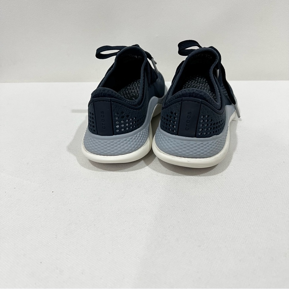 Crocs LiteRide RW 206705 Sneakers Blue/Navy/Gray Size 5 Women Waterproof - Picture 4 of 9